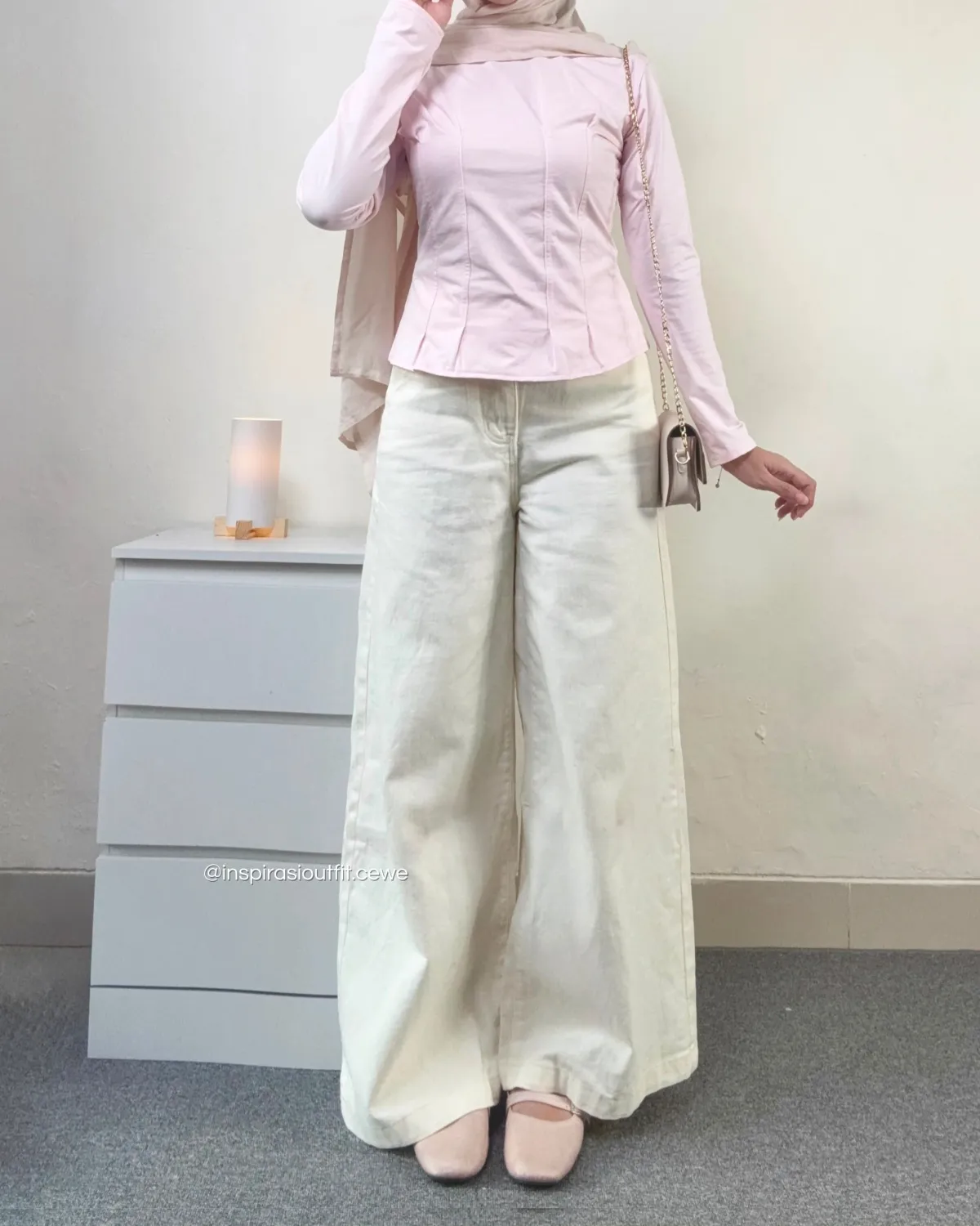 inspirasi outfit ngemall simple