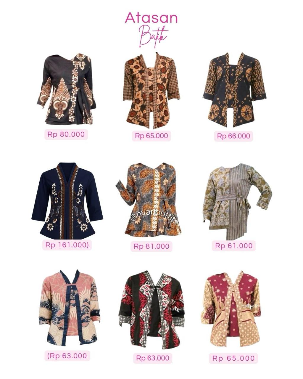 atasan - atasan batik