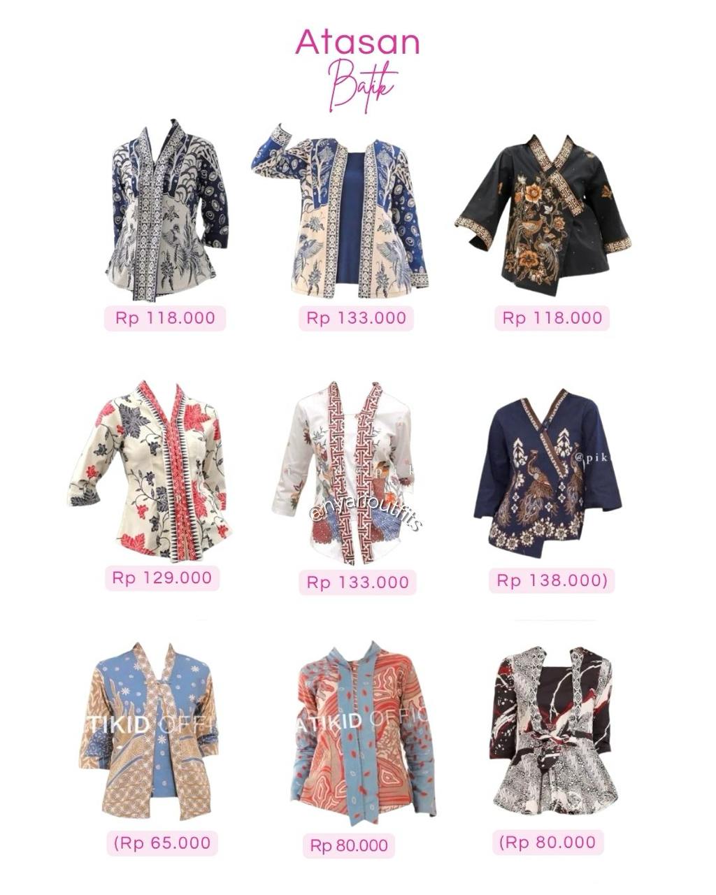 atasan - atasan batik