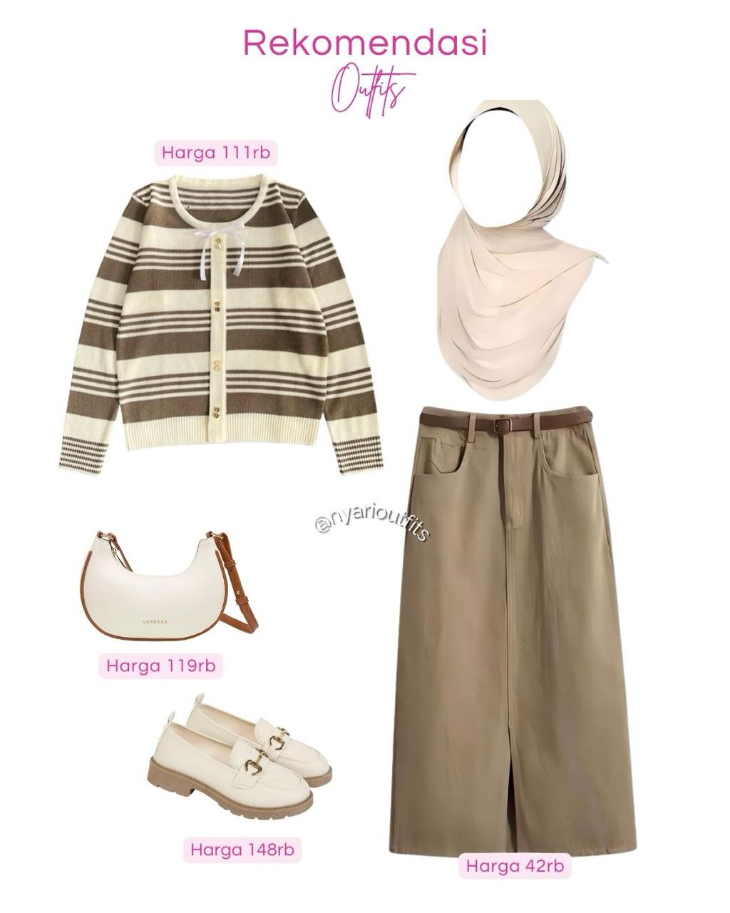 inspirasi outfit idea coklat