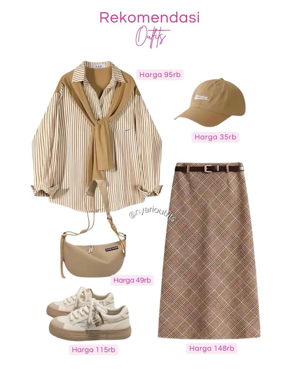 inspirasi outfit idea coklat