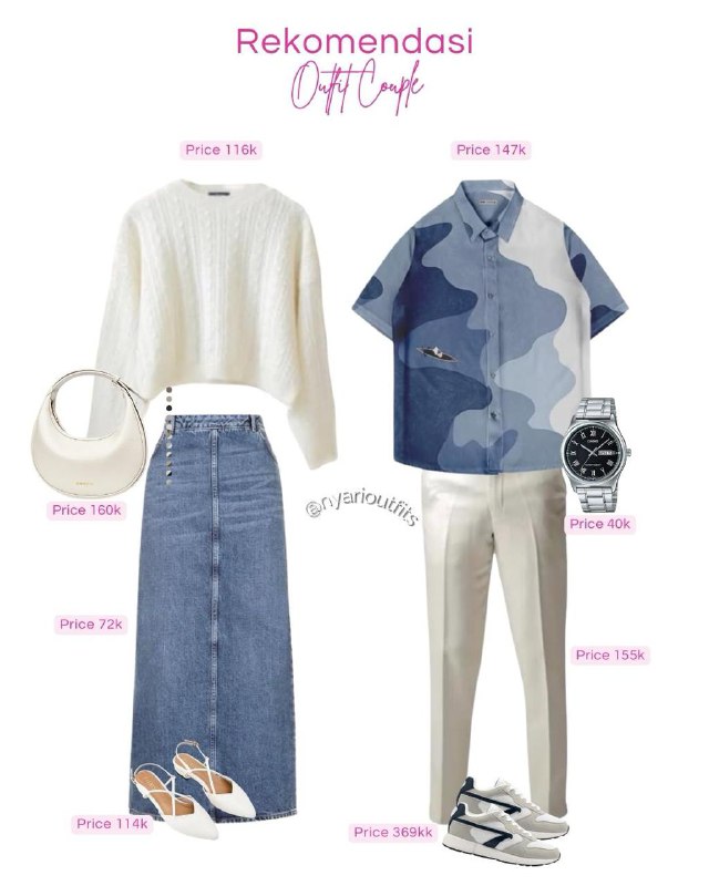 inspirasi outfit idea couple