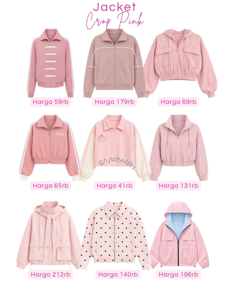 jacket - jacket crop pink