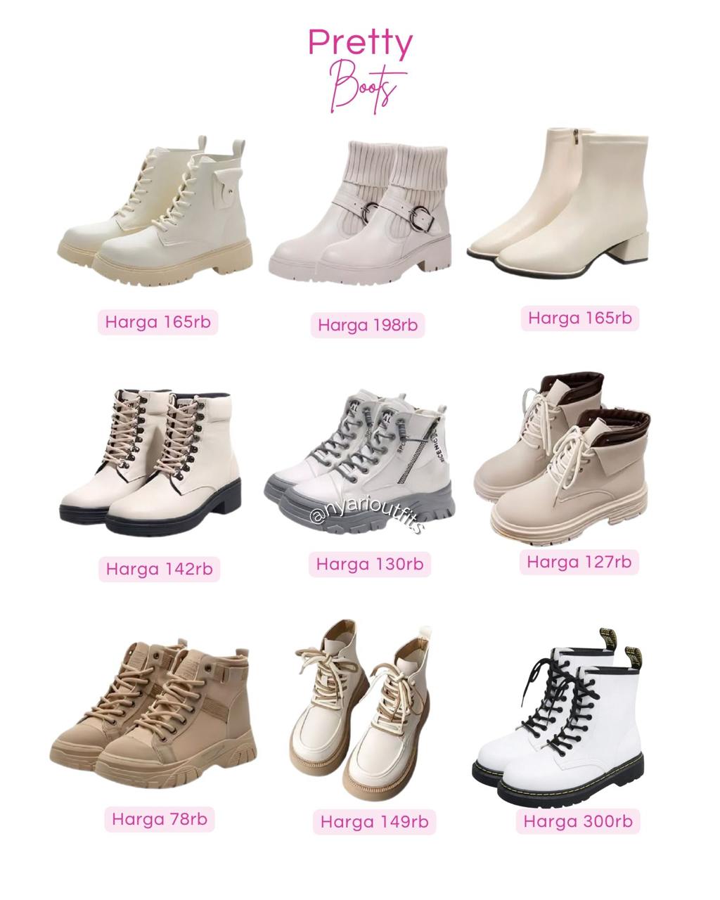 sepatu - sepatu boots