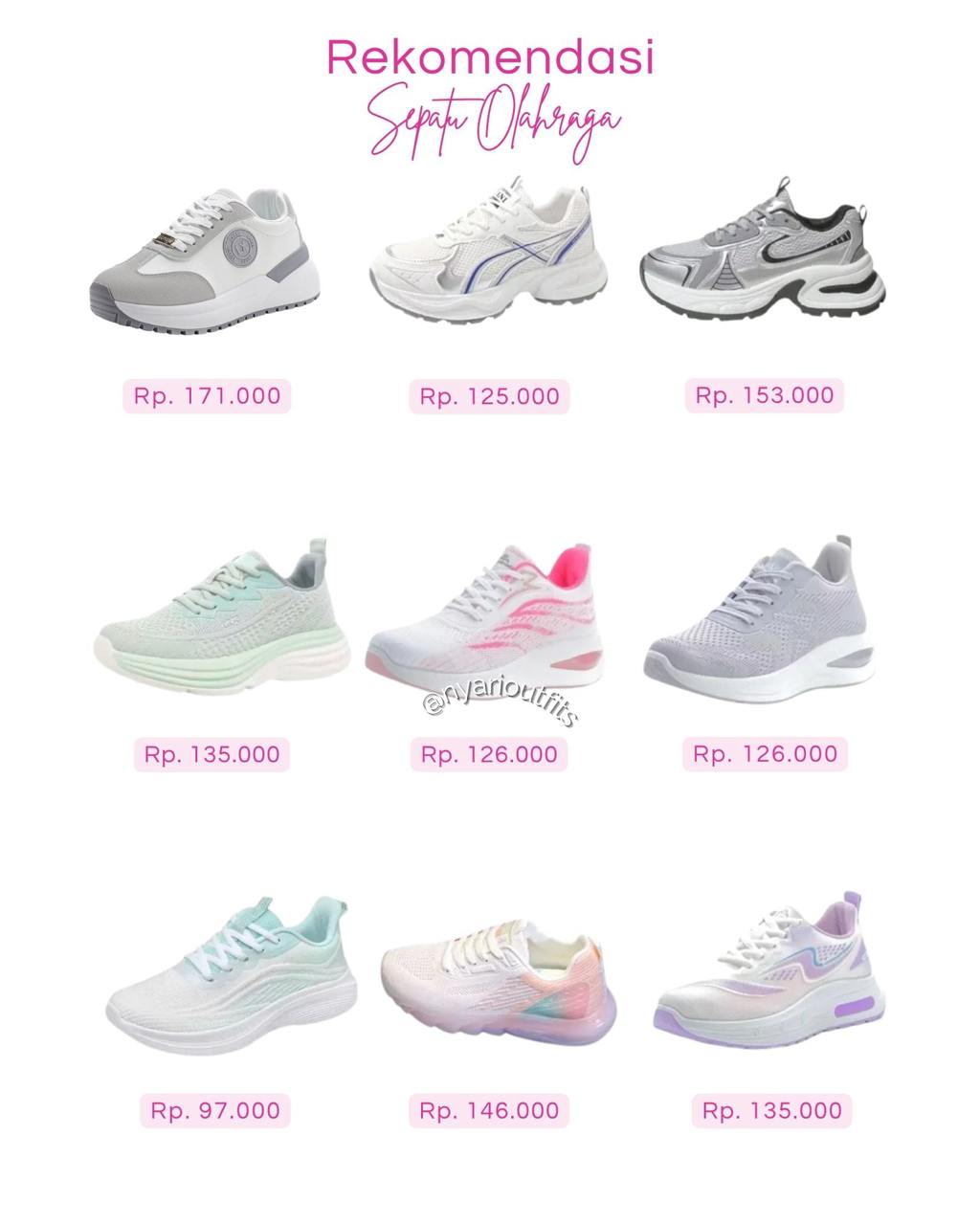sepatu - sepatu olahraga