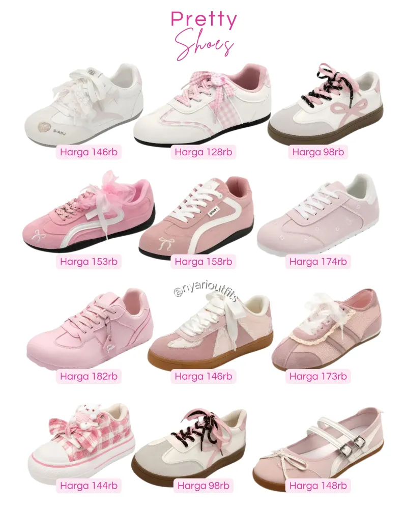 sepatu - sepatu pink