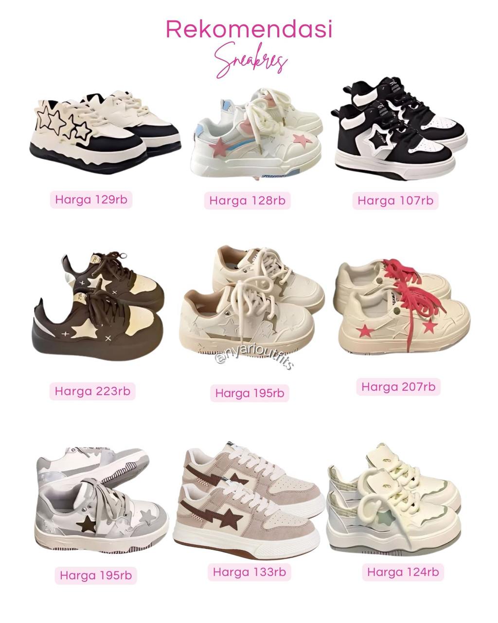 sepatu - sepatu sneakers