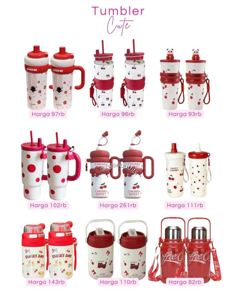 tumbler - tumber merah