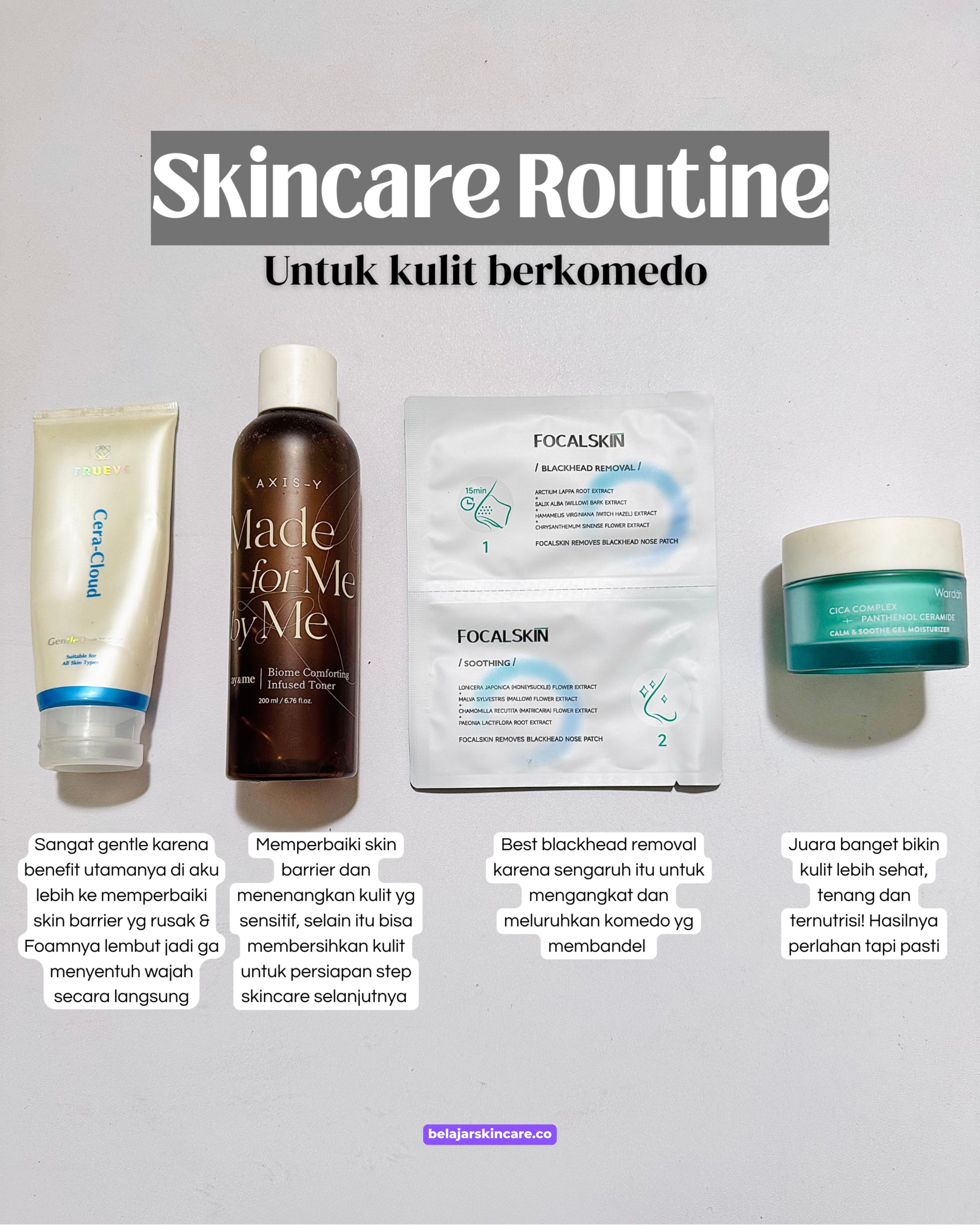 KULIT BERKOMEDO SKINCARE ROUTINE ✨